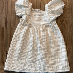 Zara Toddler Flutter Sleeve Dress